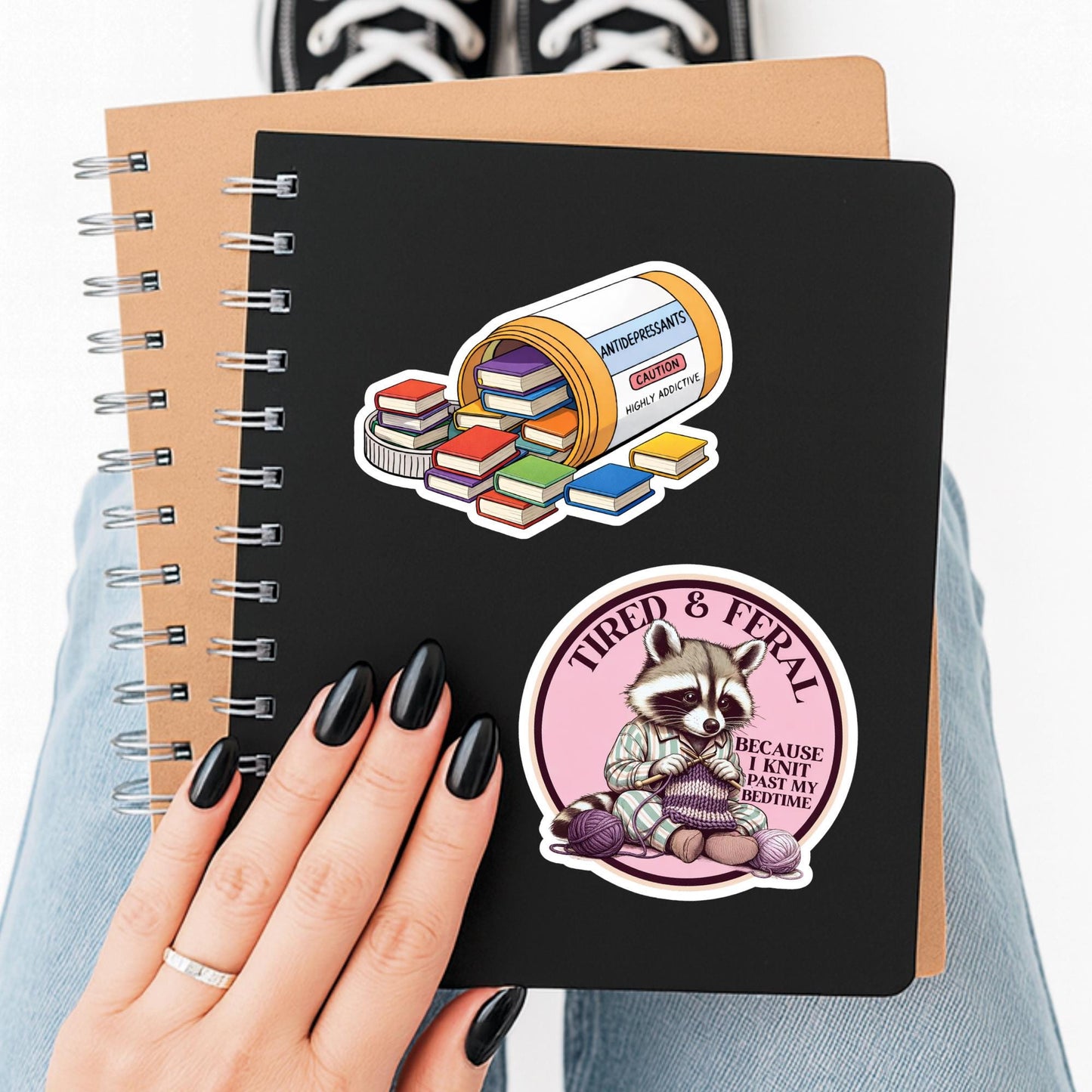 Bookish antidepressant sticker, Bookish girlie sticker, bookish sticker, book sticker, kindle sticker, stickers for kindle, book lover gift