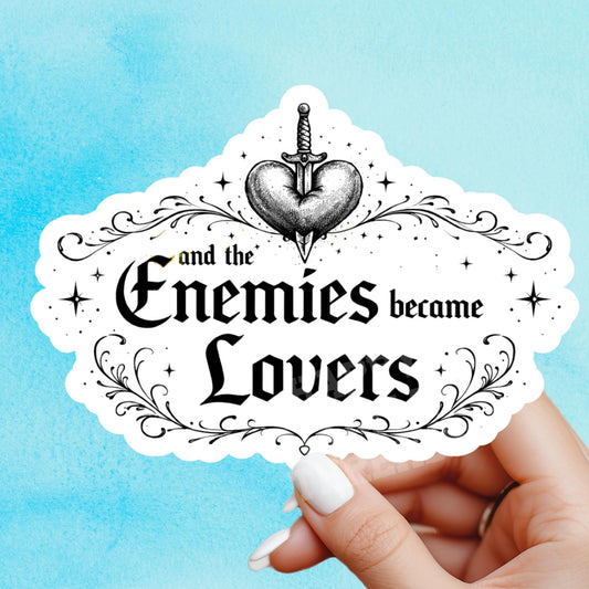 Enemies to lovers sticker, Romantasy sticker, Bookish sticker, Smut sticker, Book tropes, Bookish sticker, Reader sticker, kindle sticker