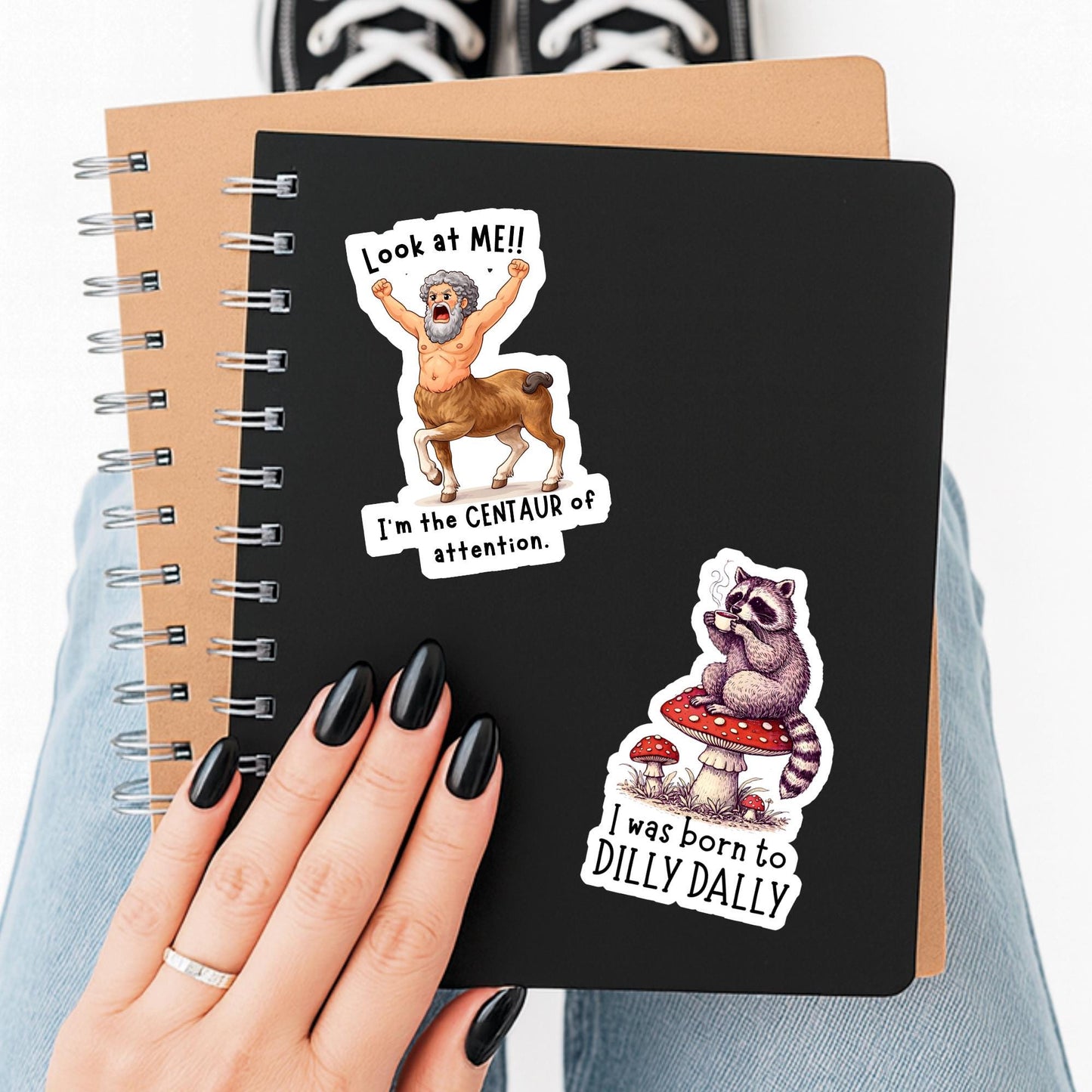 Centaur of attention Sticker, Greek mythology sticker, fantasy sticker, Bookish sticker, funny sticker, Kindle stickers