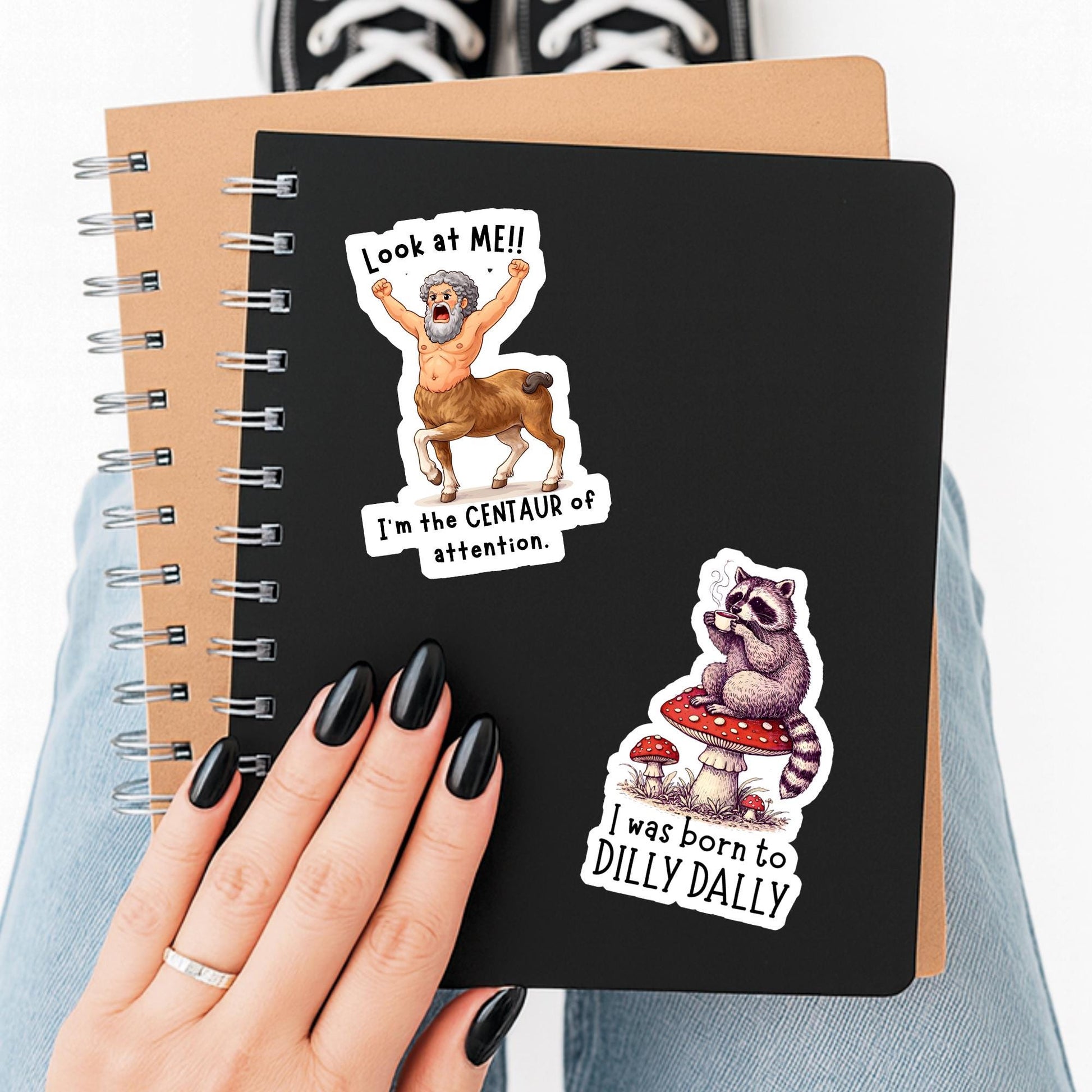 Centaur of attention Sticker, Greek mythology sticker, fantasy sticker, Bookish sticker, funny sticker, Kindle stickers