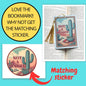 Not a hugger bookmark, Tarot card Bookmark, mental heath bookmark, Gothic Bookmark, Bookish Gifts for Readers, Handmade Bookmark,
