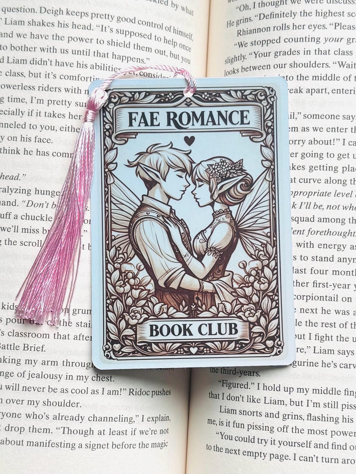 Fae bookmark, fairy bookmark, Tarot card Bookmark, fantasy bookmark, Gothic Bookmark, Bookish Gifts for Readers, Handmade Bookmark,