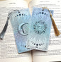 Celestial holographic Bookmark, sun and moon bookmark, holographic bookmark, witchy Bookmark
