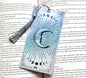 Celestial holographic Bookmark, sun and moon bookmark, holographic bookmark, witchy Bookmark