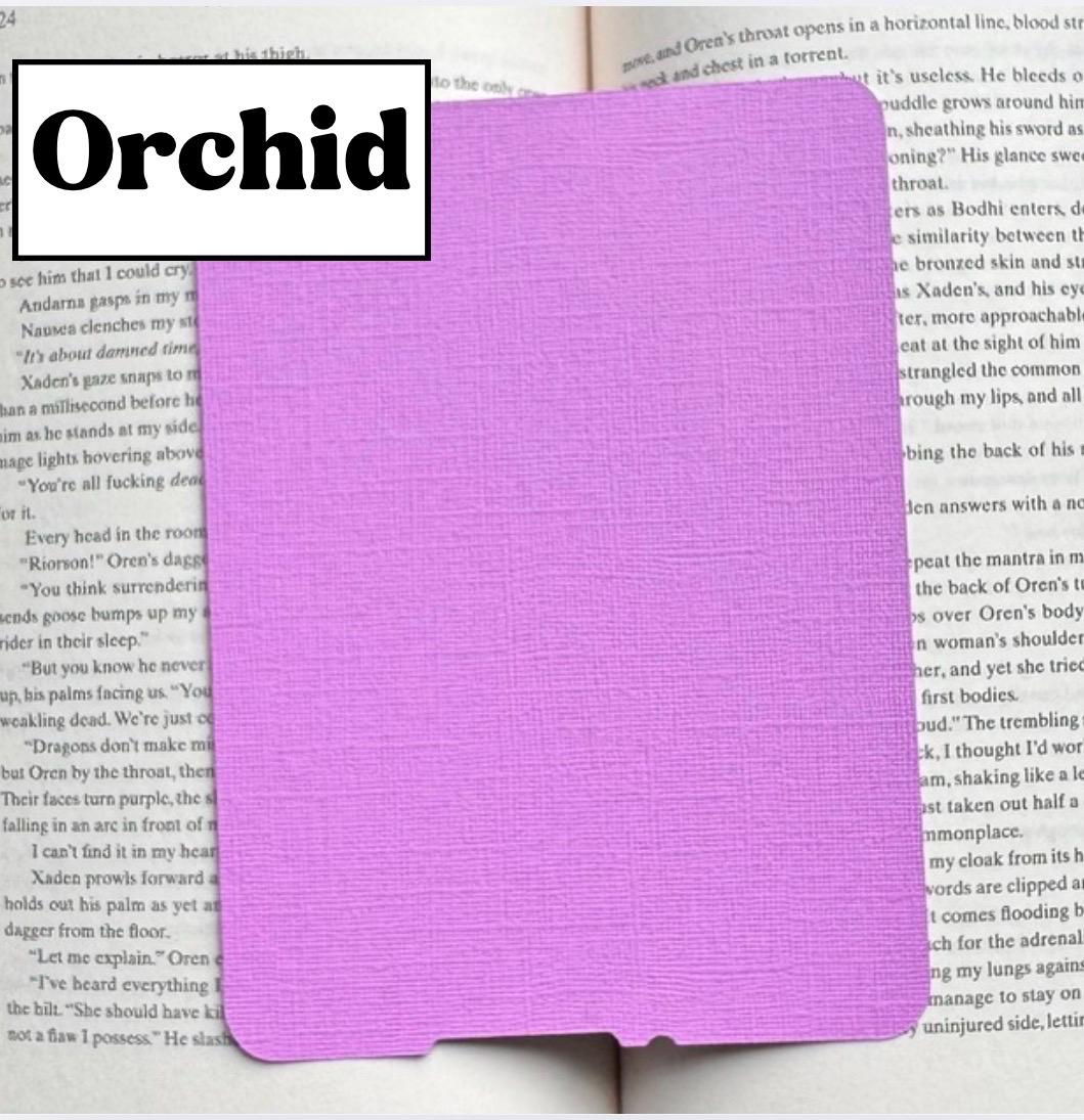 Kindle Clear Case Insert, Solid Colors kindle insert, Paperwhite, Oasis, Kindle Cover 11th, 12th Gen Accessories