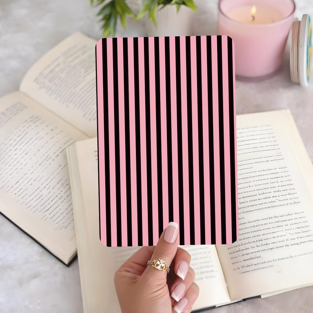 Kindle Clear Case Insert, stripped kindle insert, pastel kindle, Paperwhite, Oasis, Kindle Cover 11th, 12th Gen Accessories