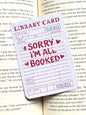 Libary card Bookmark, Star holographic Bookmark, Bookish Gifts for Readers, Handmade Bookmark,