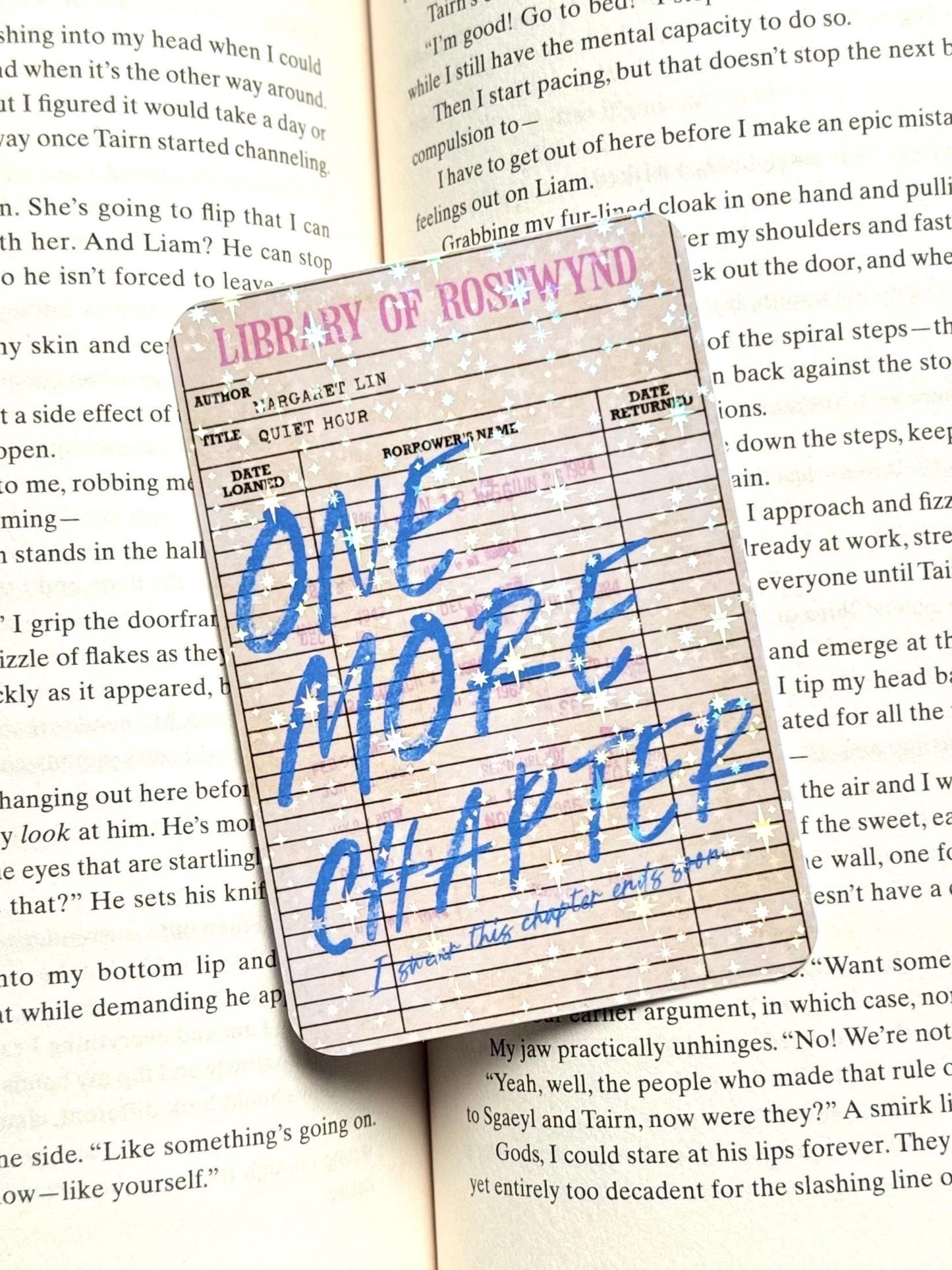Libary card Bookmark, boys are better in books, Star holographic Bookmark, Bookish Gifts for Readers, Handmade Bookmark,