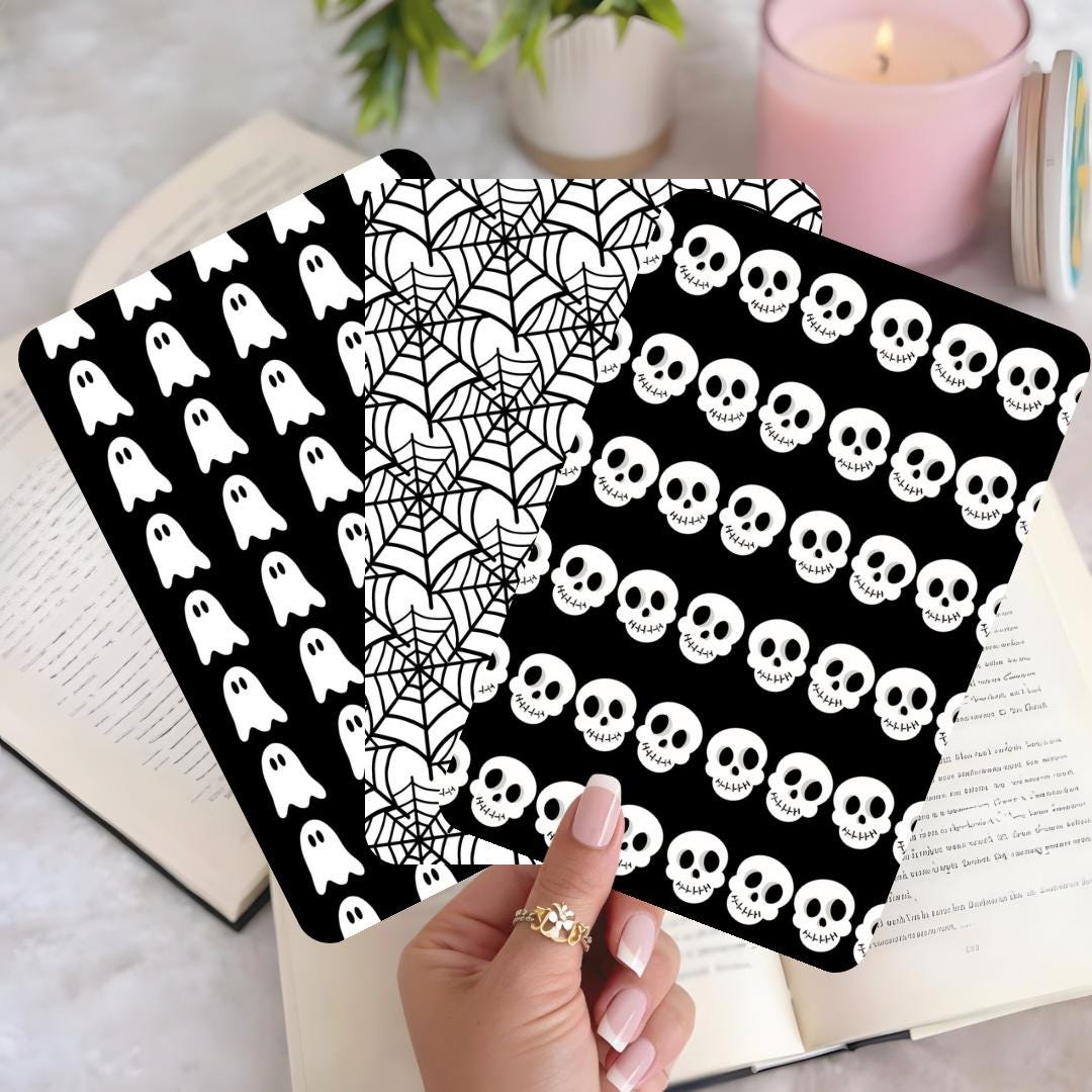 Kindle Clear Case Insert, Halloween kindle insert, spooky kindle, Paperwhite, Oasis, Kindle Cover 11th, 12th Gen Accessories