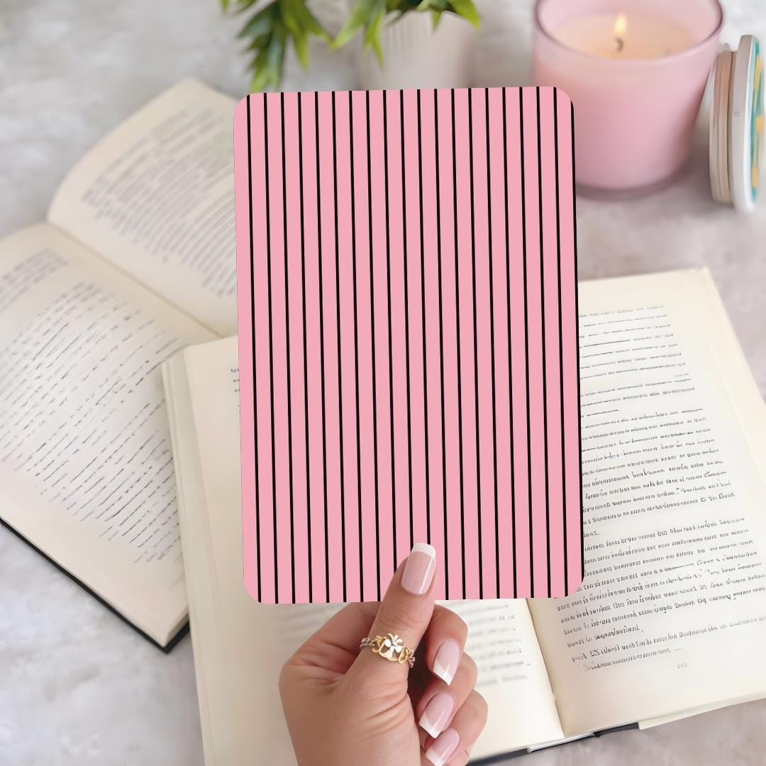 Kindle Clear Case Insert, stripped kindle insert, pastel kindle, Paperwhite, Oasis, Kindle Cover 11th, 12th Gen Accessories