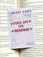 Libary card Bookmark, Star holographic Bookmark, Bookish Gifts for Readers, Handmade Bookmark,