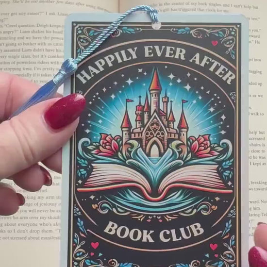 Happily ever after bookmark, fairytale bookmark, Tarot card Bookmark, fantasy bookmark, Gothic Bookmark, Bookish Gifts for Readers,