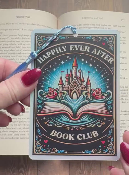 Happily ever after bookmark, fairytale bookmark, Tarot card Bookmark, fantasy bookmark, Gothic Bookmark, Bookish Gifts for Readers,