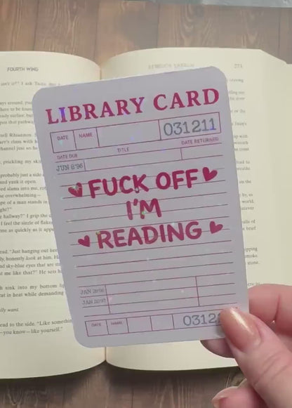 Libary card Bookmark, Star holographic Bookmark, Bookish Gifts for Readers, Handmade Bookmark,