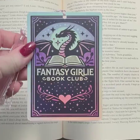 Fantasy girlie bookmark, Tarot card Bookmark, holographic bookmark, Gothic Bookmark, Bookish Gifts for Readers, Handmade Bookmark,