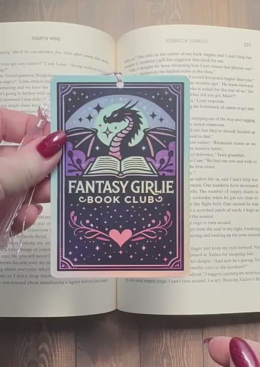 Fantasy girlie bookmark, Tarot card Bookmark, holographic bookmark, Gothic Bookmark, Bookish Gifts for Readers, Handmade Bookmark,